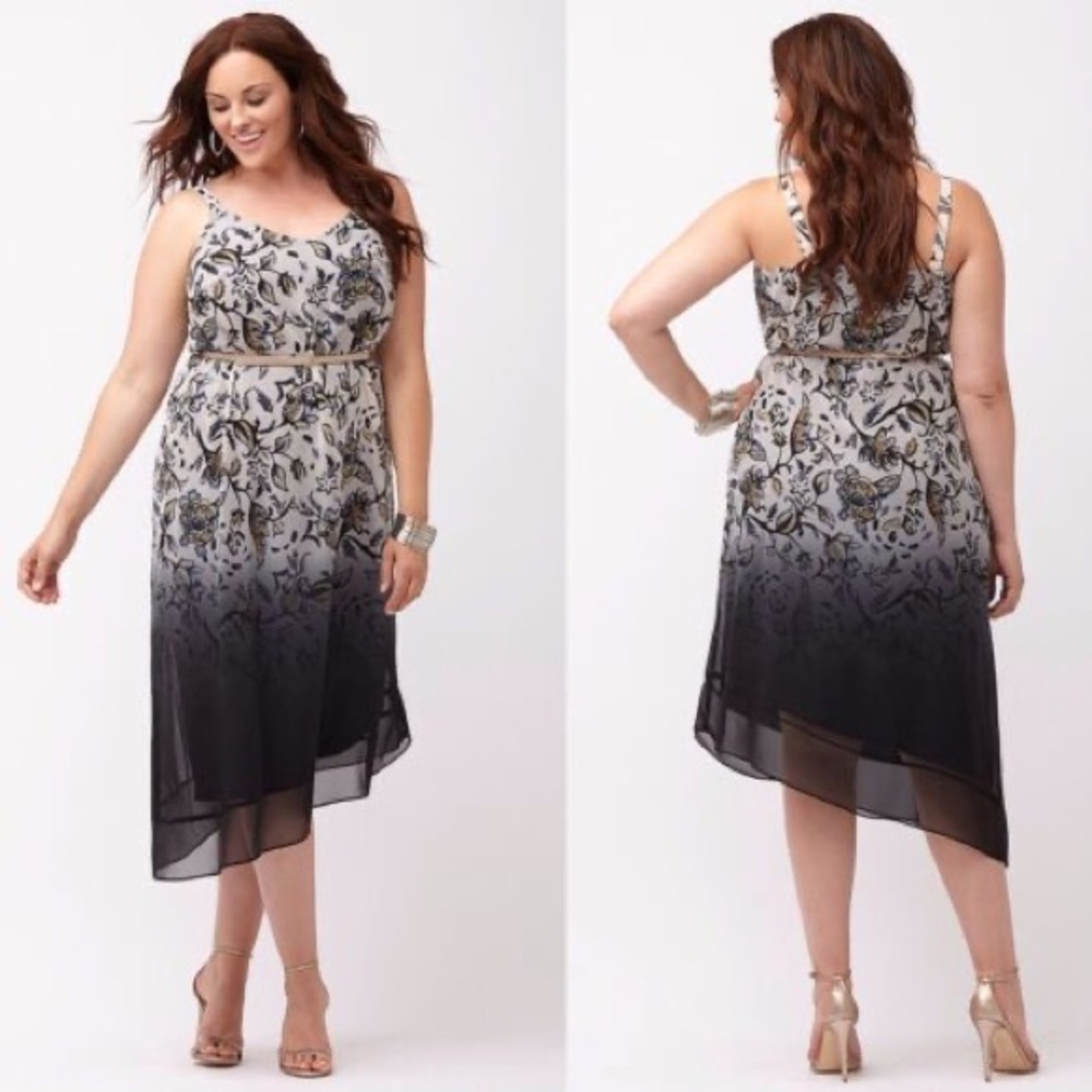 Lane Bryant Floral Ombré Dress